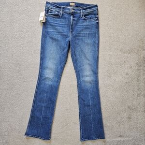 MOTHER Women's Boot Cut Jeans - Blue